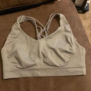 Grey Sports Bra